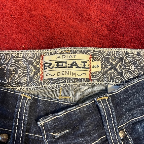 Ariat real denim jeans 30s - Picture 2 of 6